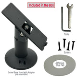 Hilipro Swivel Stand for Ingenico iPP320 & iPP350 - Complete kit - 4.7" tall - Sivels and tilts