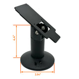 Hilipro Swivel Stand for Verifone VX820 & VX805 card machine - Sturdy Metal - 120 mm Tall - Swivel and Tilts - Complete Kit