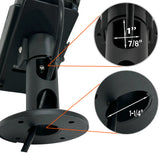 Hilipro Swivel Stand for Verifone VX820 & VX805 card machine - Sturdy Metal - 120 mm Tall - Swivel and Tilts - Complete Kit