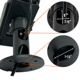 Hilipro Stand for Ingenico Lane/3000/5000/7000/8000 and Desk 1500 Pinpad & Card Machine - Swivel and Tilts - Complete Kit