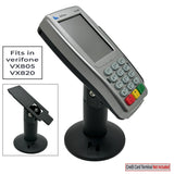 Hilipro Swivel Stand for Verifone VX820 & VX805 card machine - Sturdy Metal - 120 mm Tall - Swivel and Tilts - Complete Kit